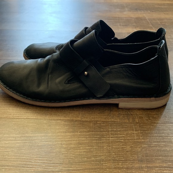 VINCE Black Leather Loafer/flats Shoes - 41 s 9.5 - Picture 5 of 12